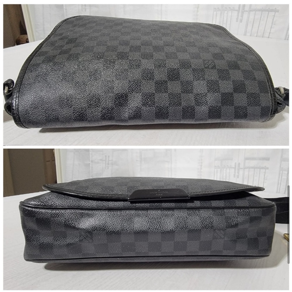 LOUIS VUITTON Renzo MM Messenger Bag Damier Graphite Unisex - Picture 8 of 12
